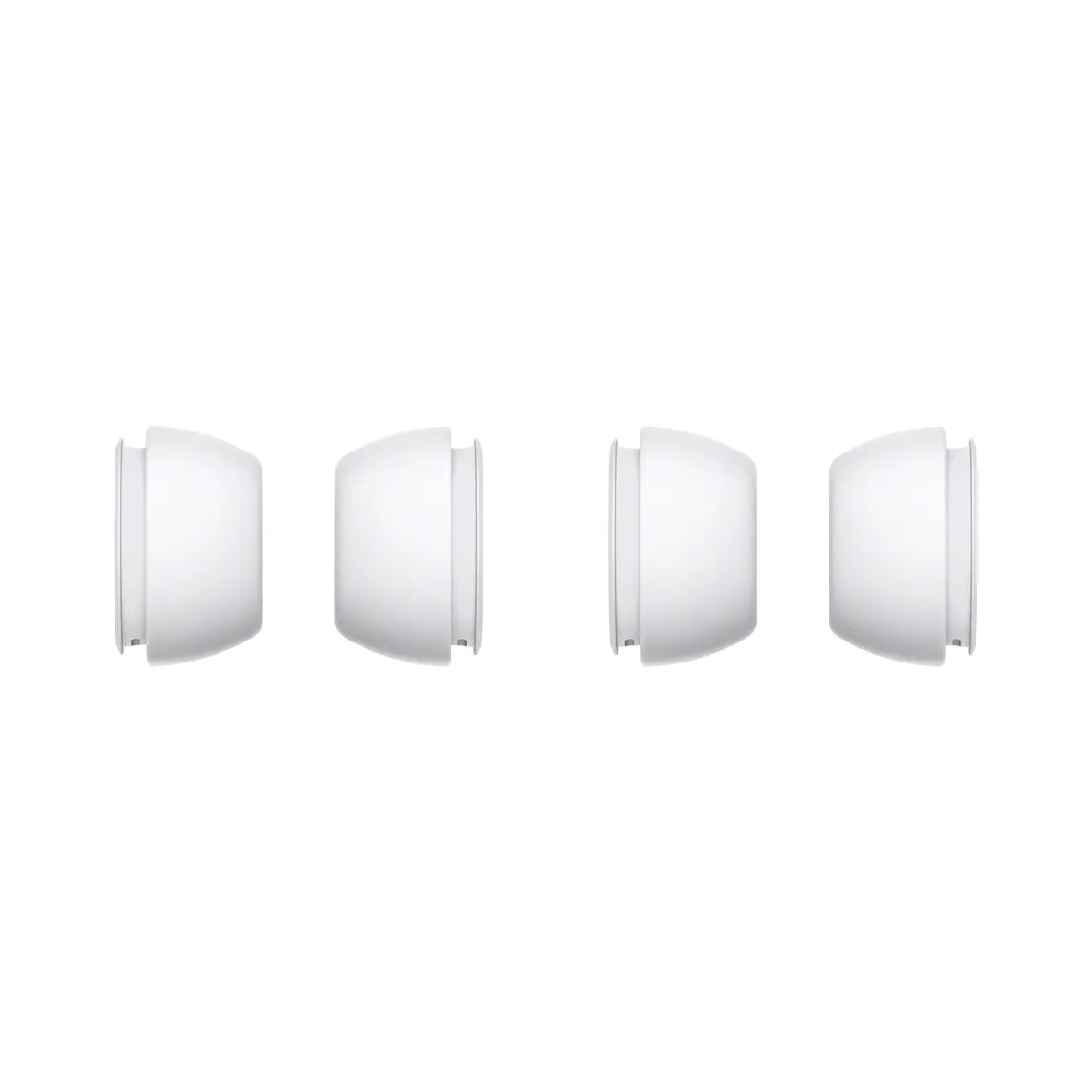 Two sets of extra small AirPods Pro (2nd generation) Ear Tips, shown in profile.