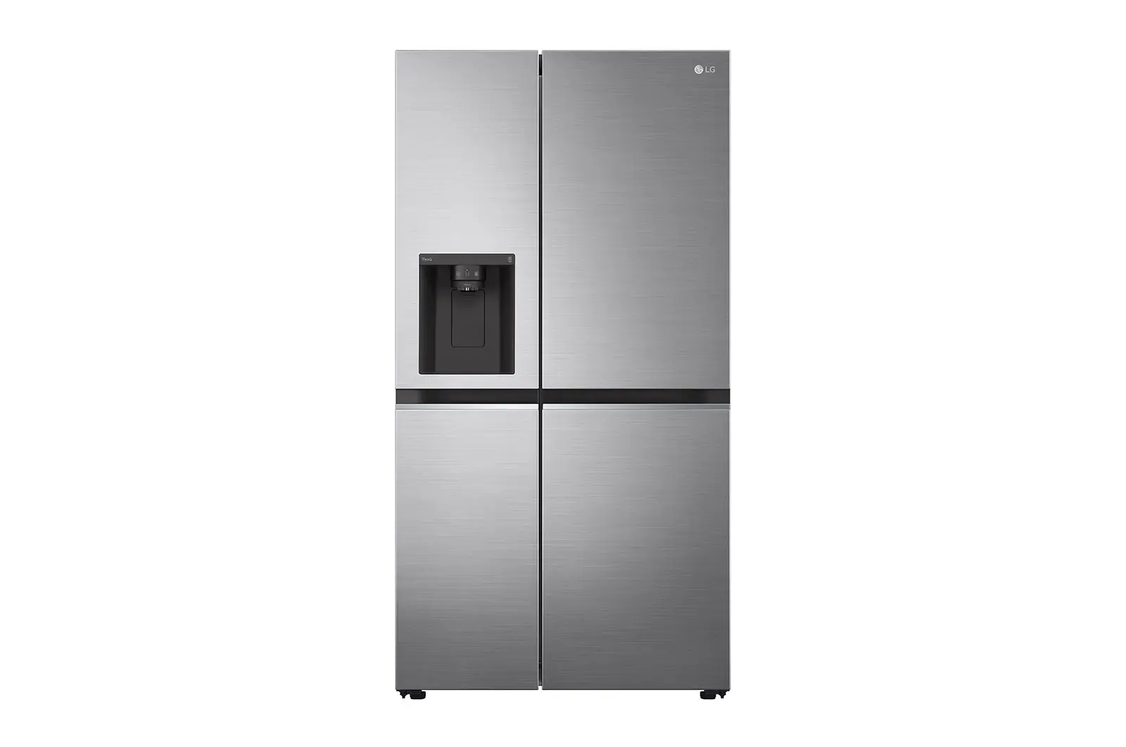 Front view of 635L UVNano™ American Style Fridge Freezer, Silver GSLD80PZRD