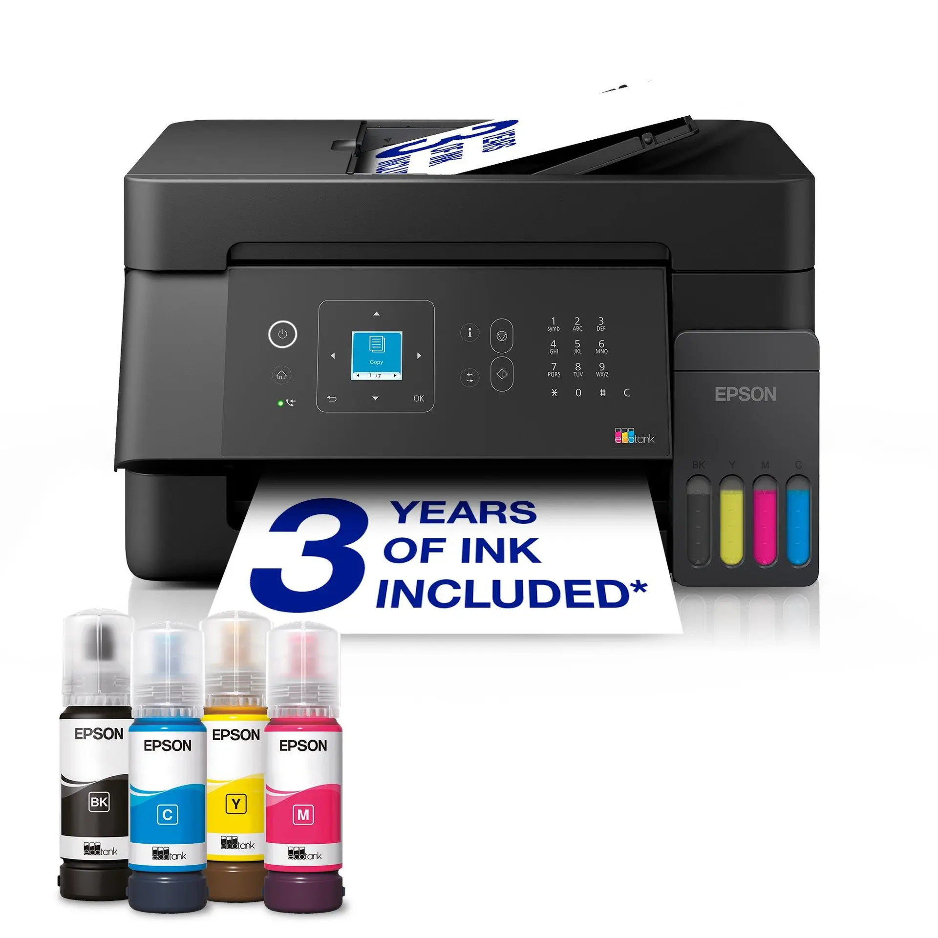 Epson EcoTank L5390 A4 Multifunction Wi-Fi & AirPrint Ink Tank Printer With LCD Screen An ADF And Up To 3 Years Of Ink Included — exact C11CL59403B2 manufacturer product image